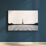 “Stillness in Paris” Black & White Eiffel Tower Print